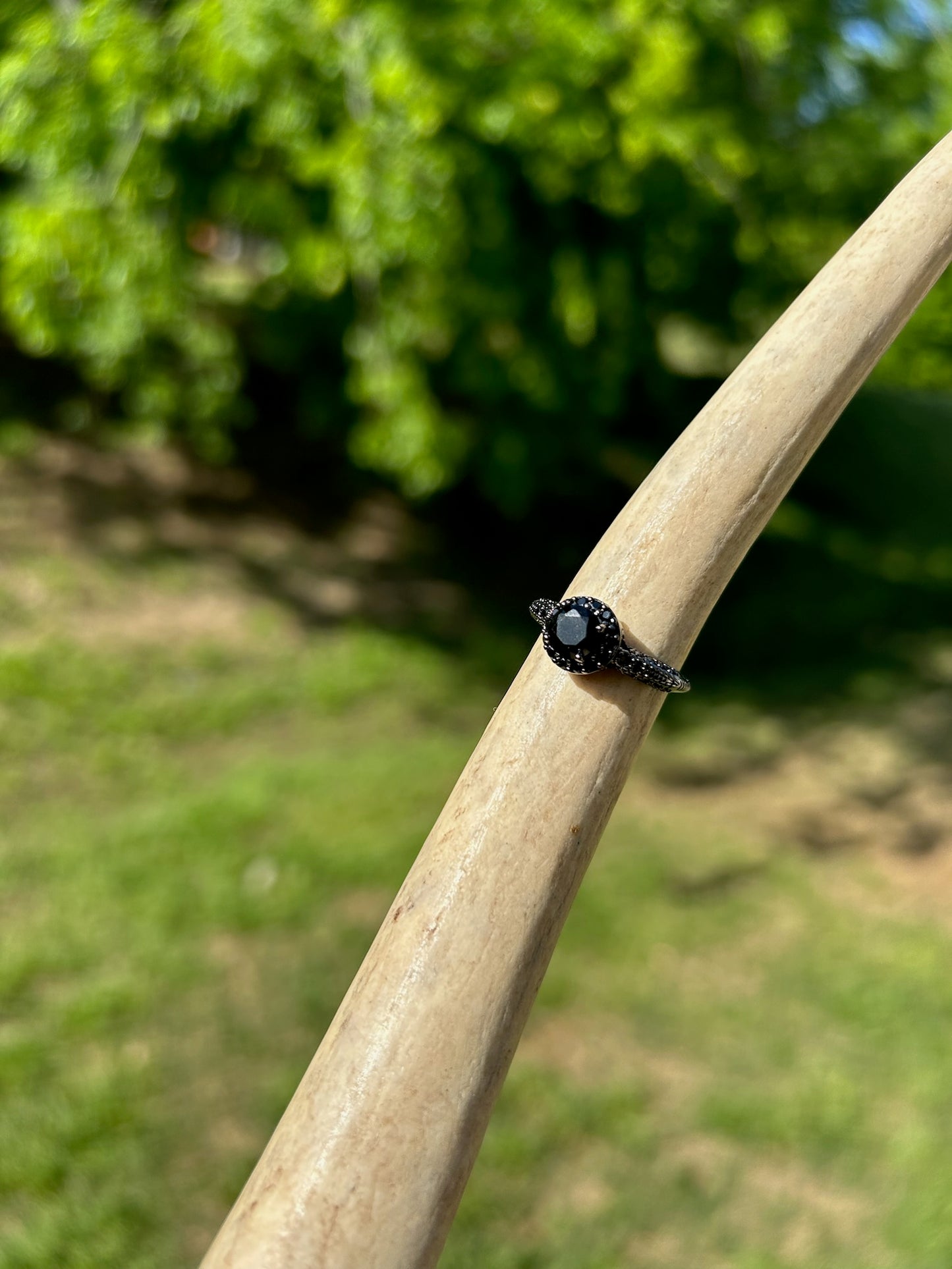 boho, boho jewelry, western apparel, western, ring, statement ring, sterling ring, black onyx stone, sterling silver jewelry, size 6