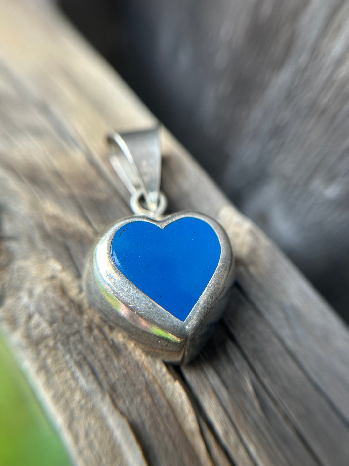 Blue Heart Pendant