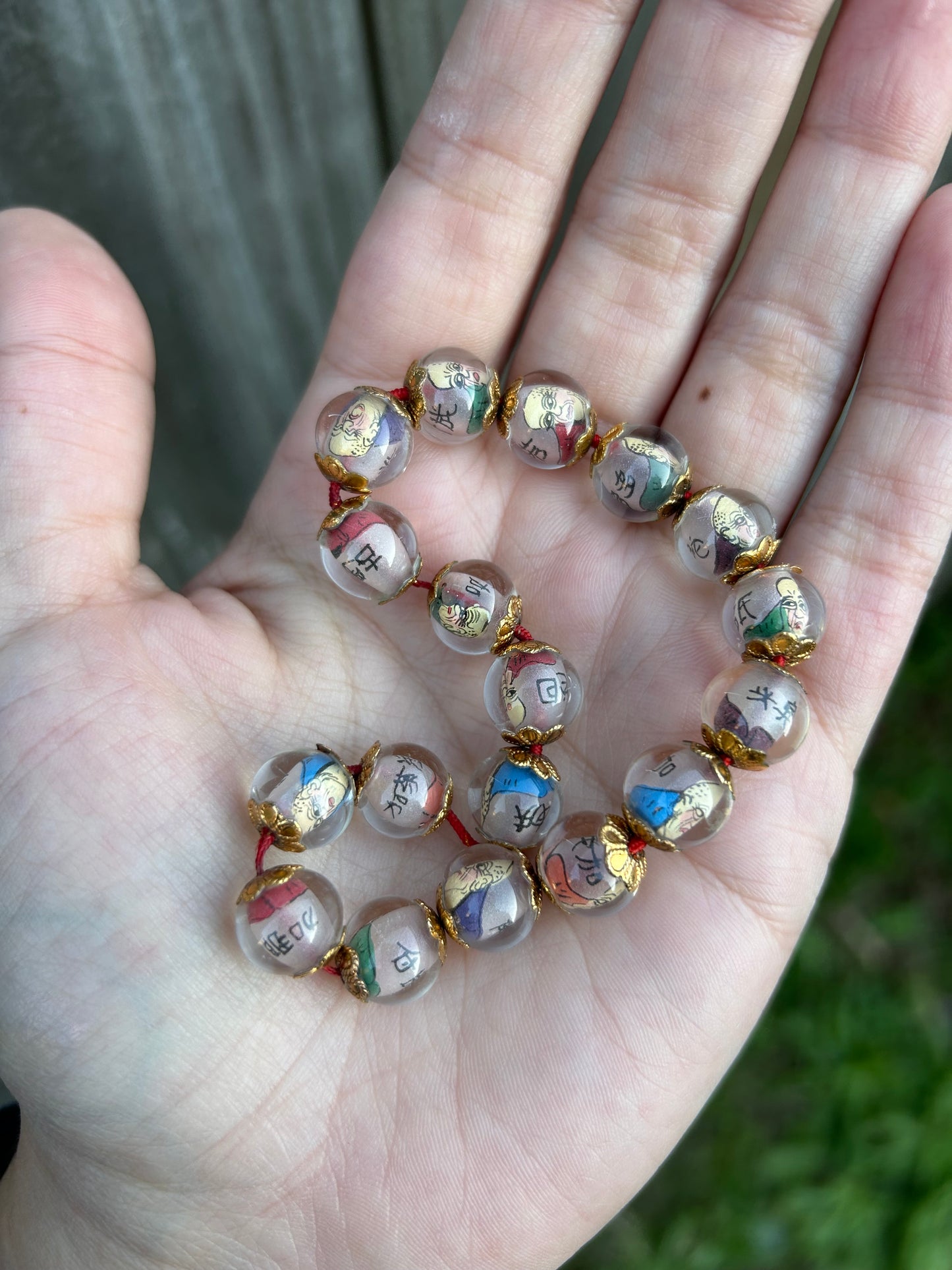 Vintage Prayer Bracelet