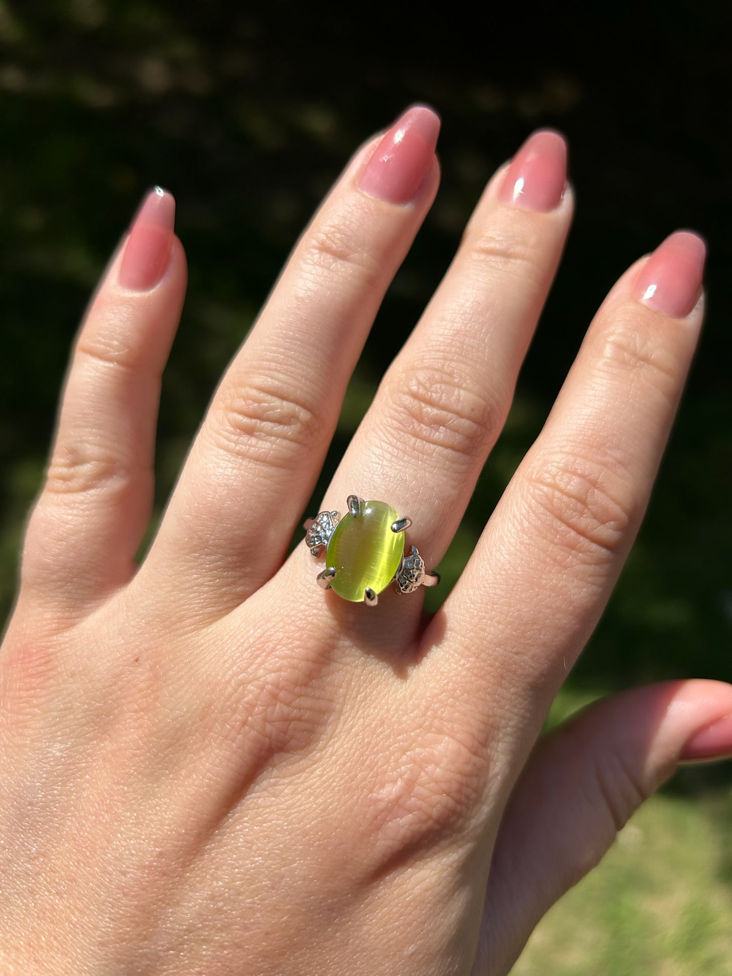 boho, boho jewelry, western apparel, western, ring, statement ring, green centerpiece ring, size 8