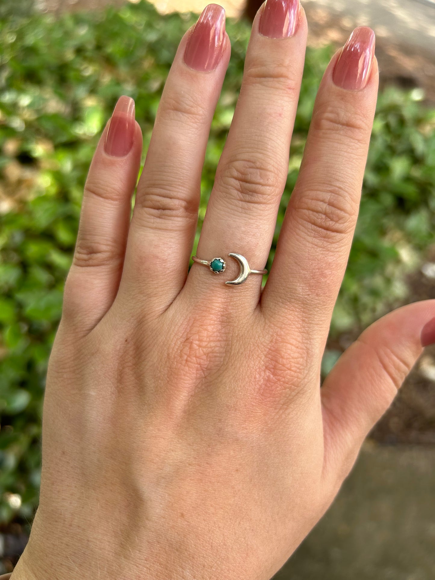 Moon and Star Ring