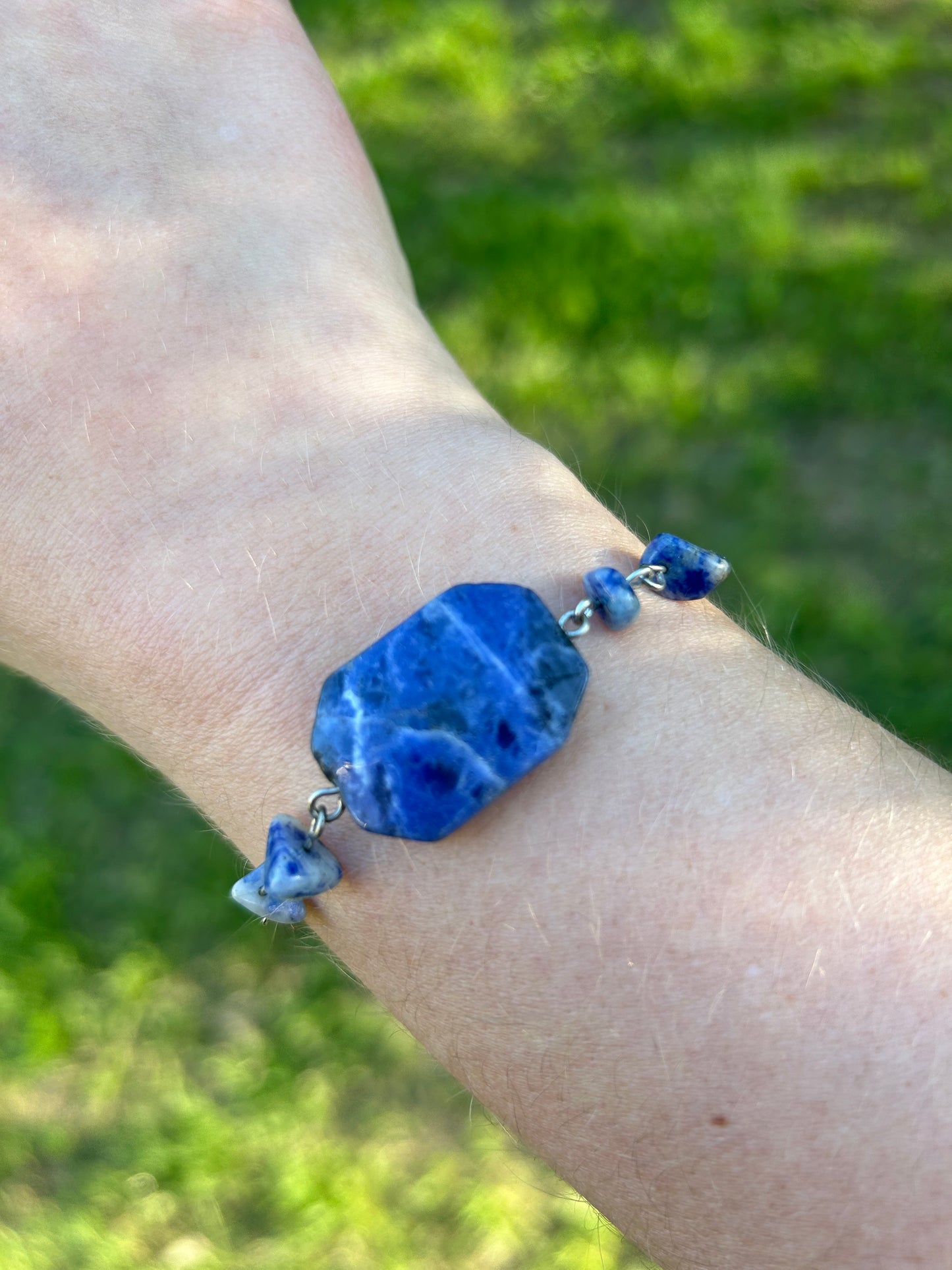 Turquoise Oasis Bracelet, box clasp, bracelet, turquoise, bronze colors, boho, jewelry, unique jewelry, rustic, Western Jewelry, blue stone bracelet