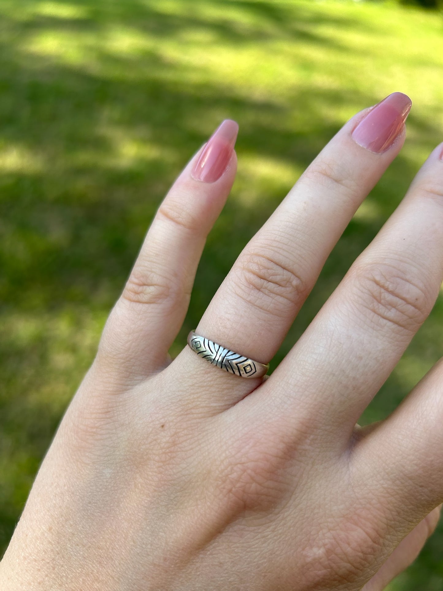 boho, boho jewelry, western apparel, western, ring, statement ring, sterling ring, sterling silver jewelry, size 7.5,