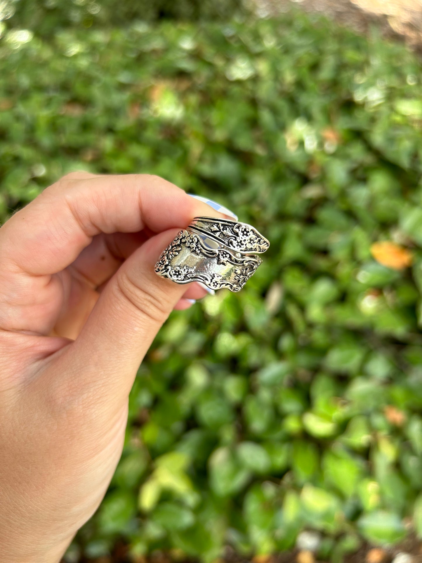 Botanical Spoon Ring