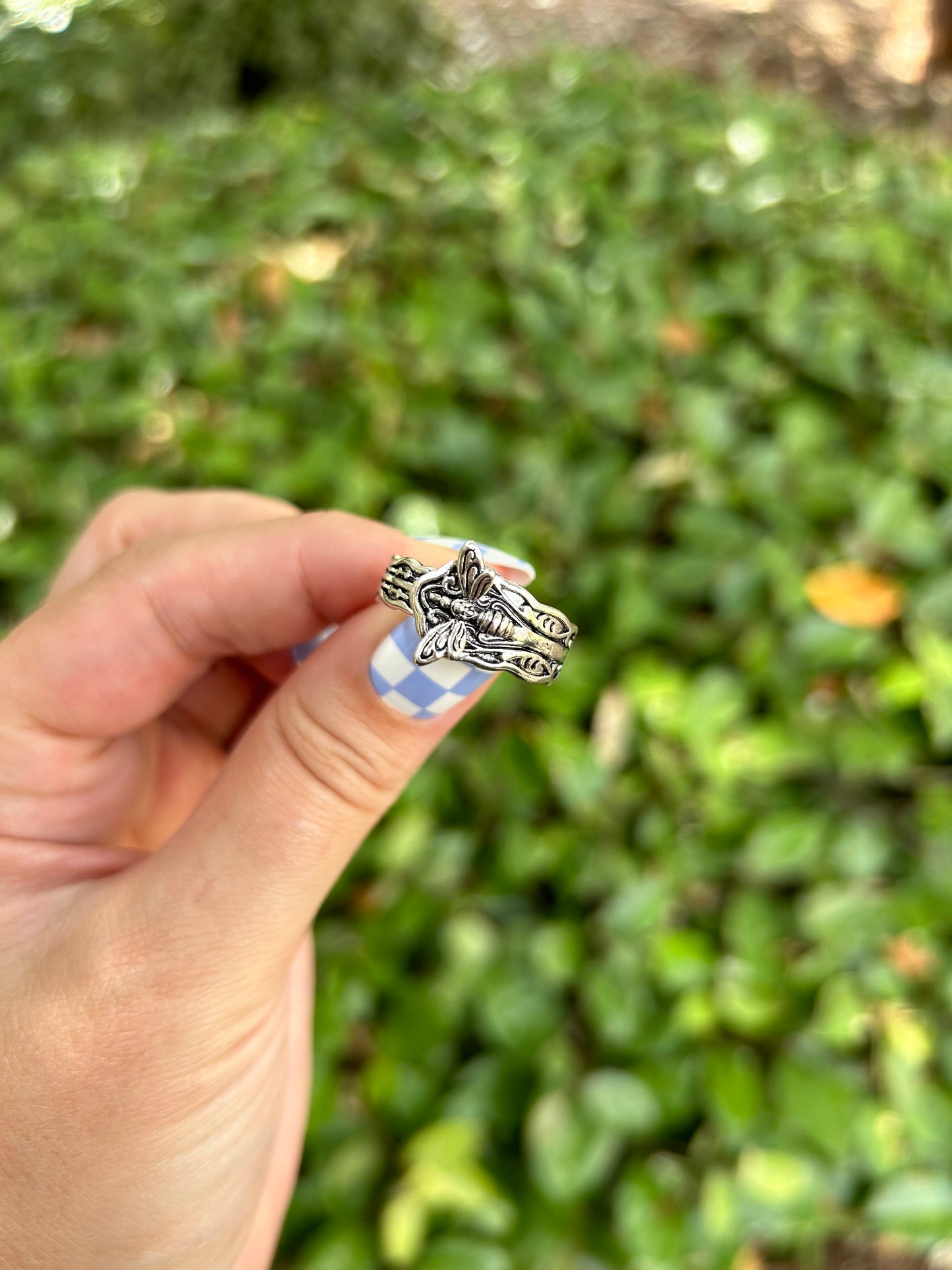 Dragonfly Spoon Ring