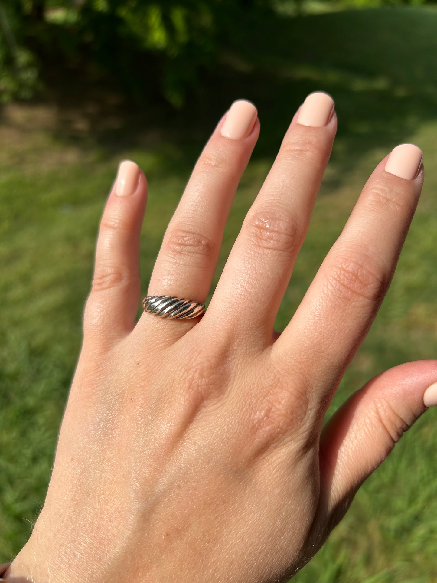 Vintage Croissant Ring