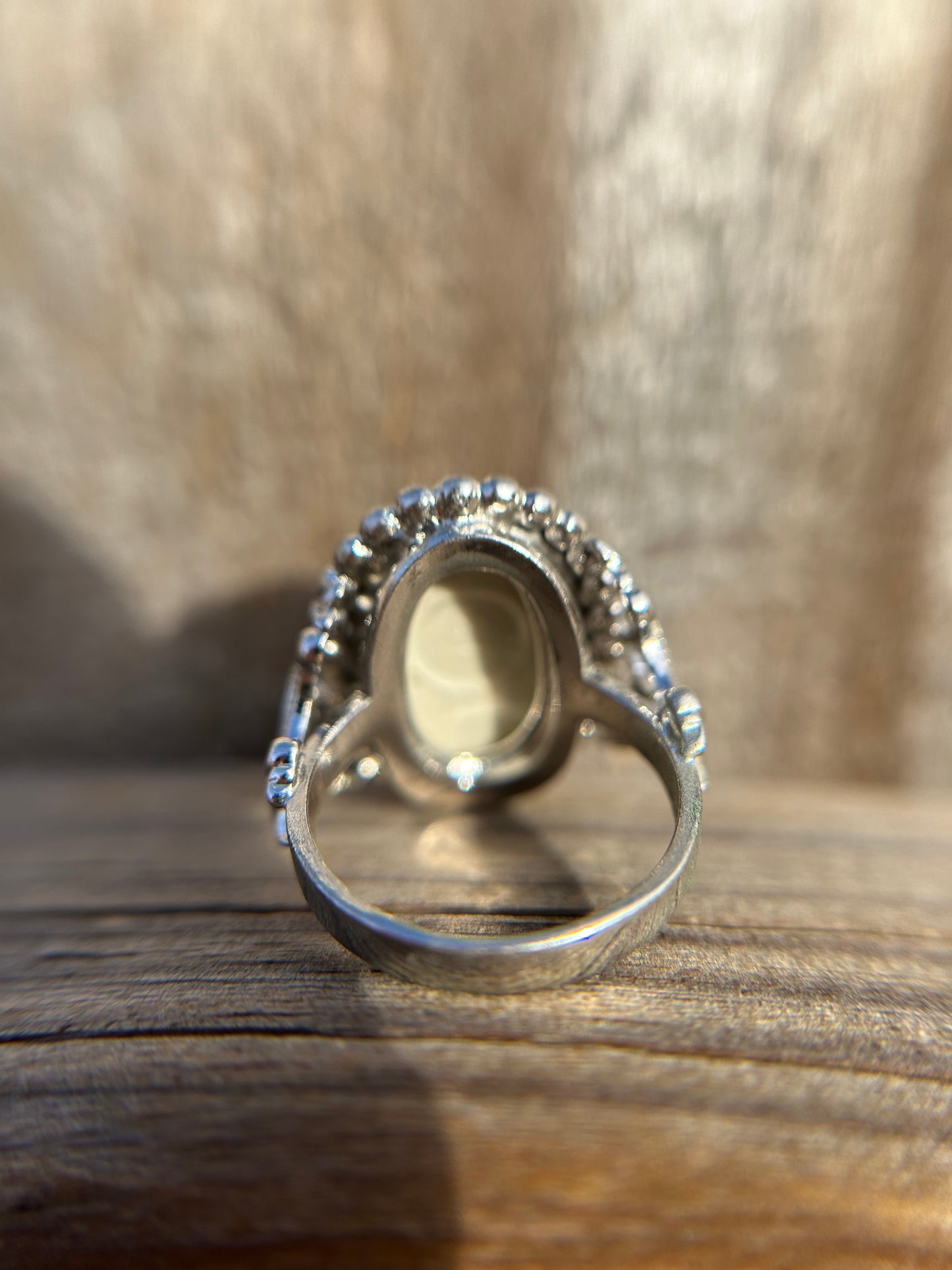 Porcelain Flower Ring