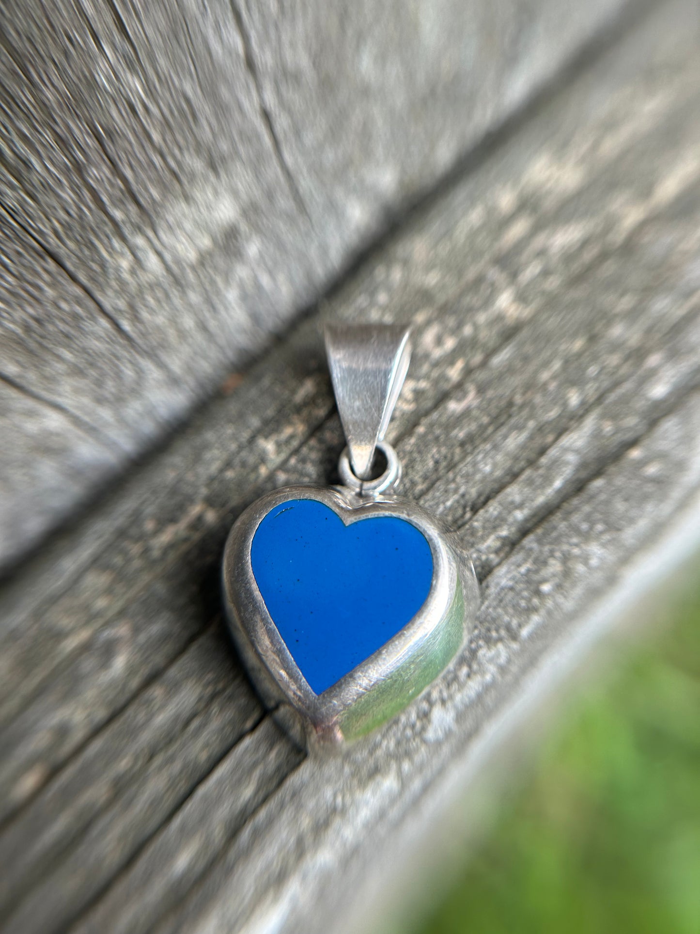 Blue Heart Pendant