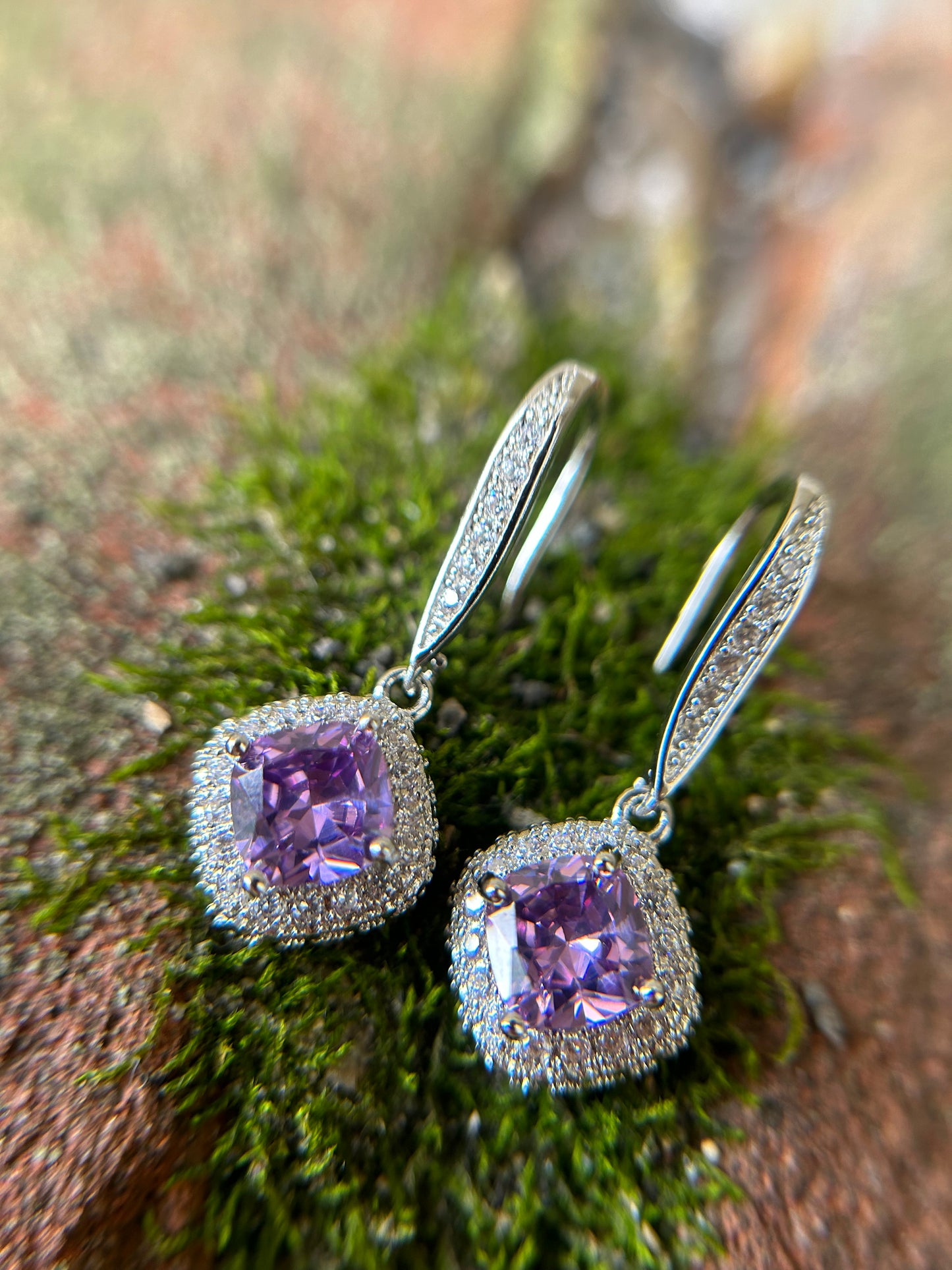 Amethyst Drop Earrings