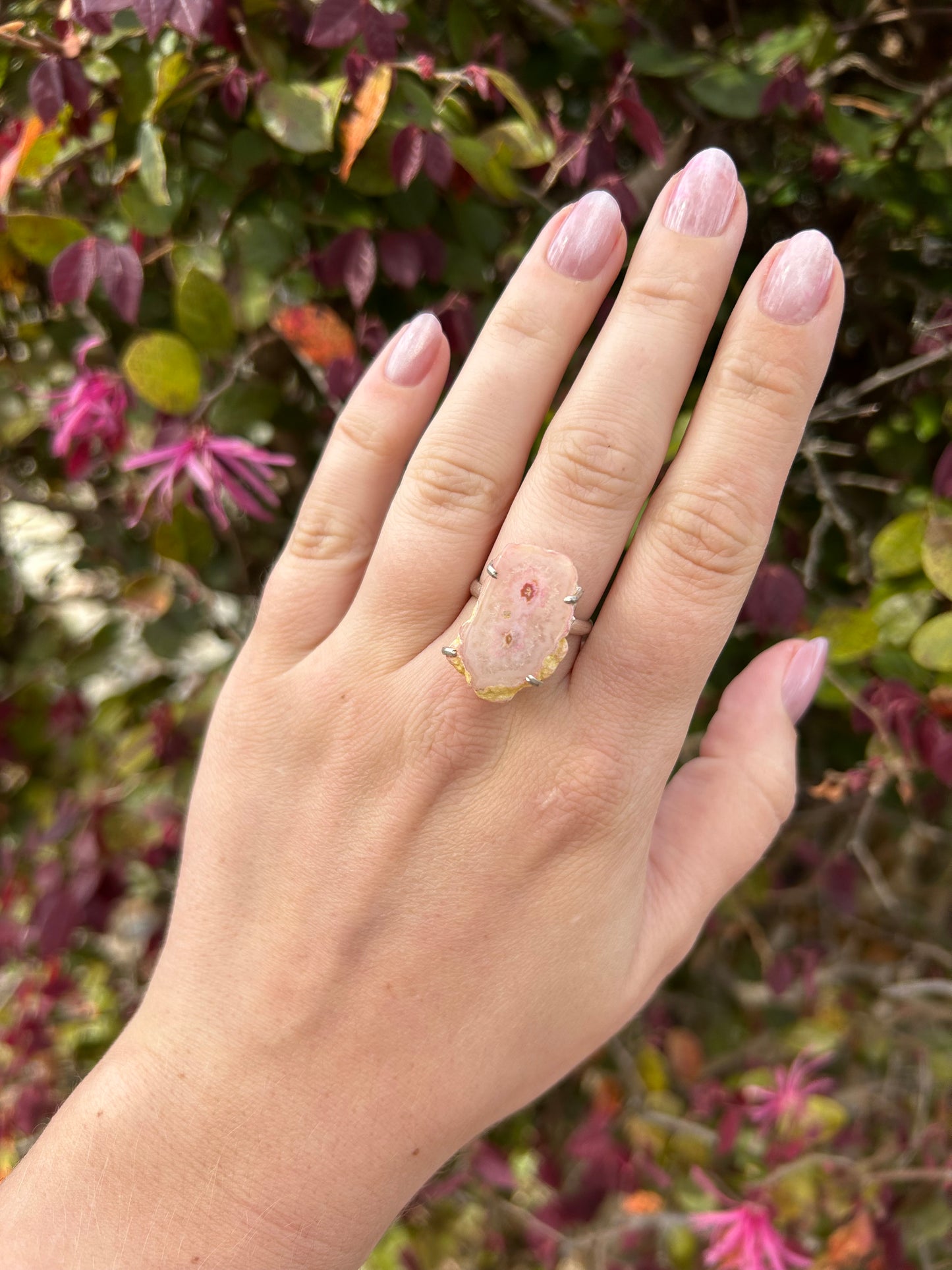 Pastel Agate Ring