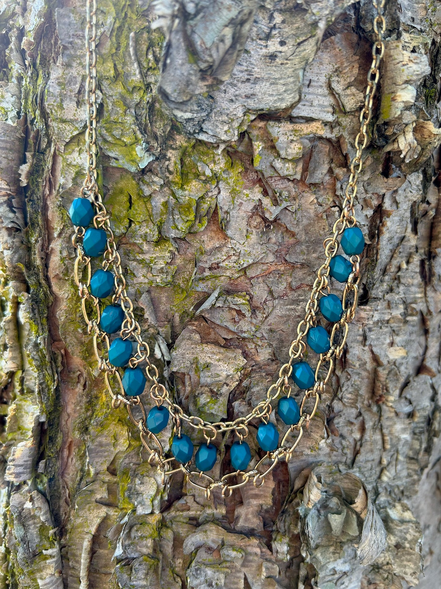 Necklace, Aztec style necklace, box clasp, necklace, turquoise, bronze colors, boho, jewelry, unique jewelry, rustic, Western Jewelry, necklace