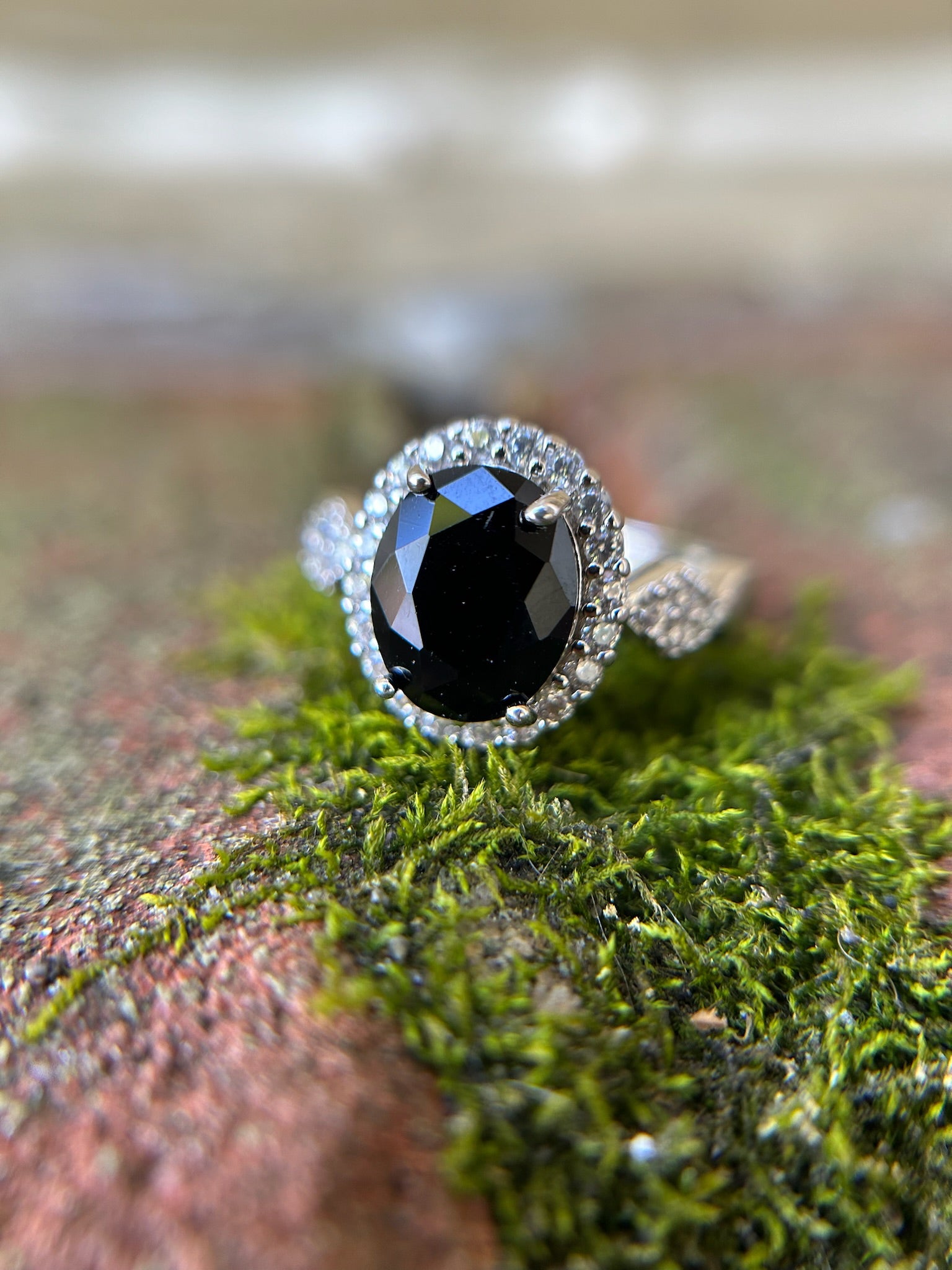 Simple Black Onyx Sterling Silver Ring – Shine Of Diamond
