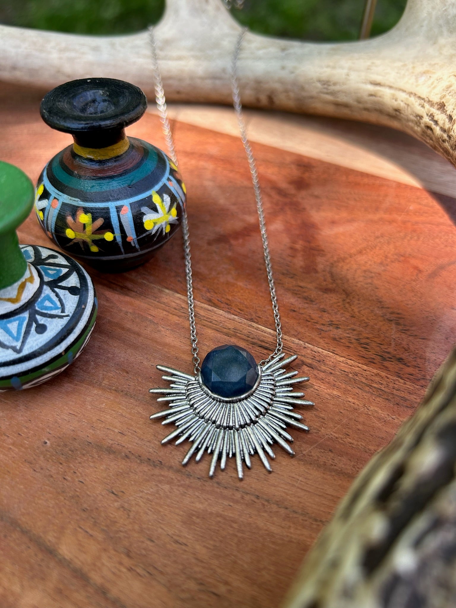 boho, boho jewelry, western apparel, western, statement jewelry, black pendants necklace, necklace