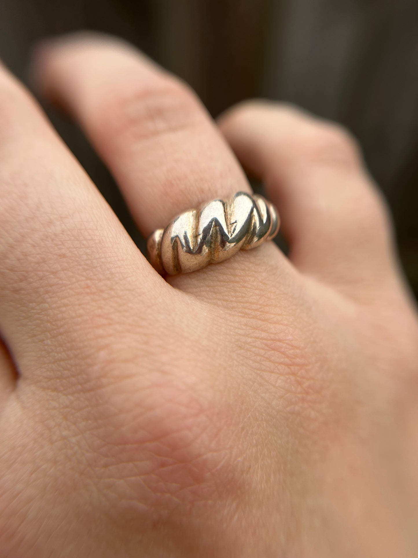 Large Croissant Ring