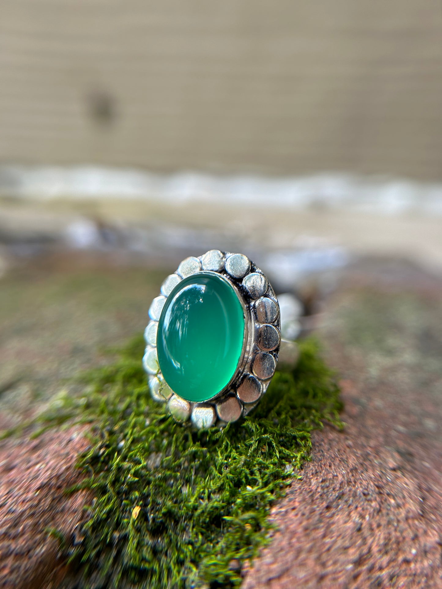 Viridian Petal Ring