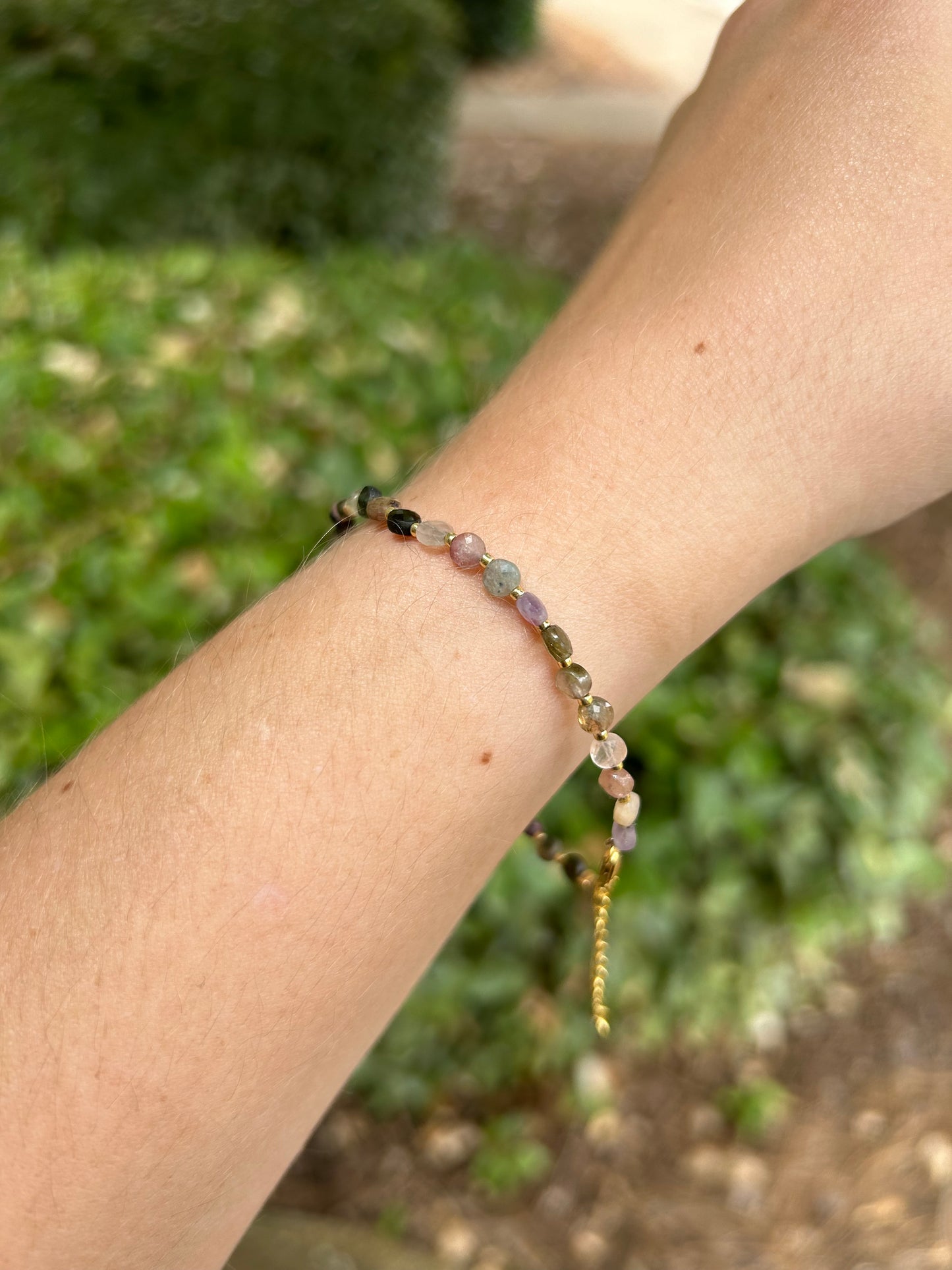 Tourmaline Beaded Bracelet