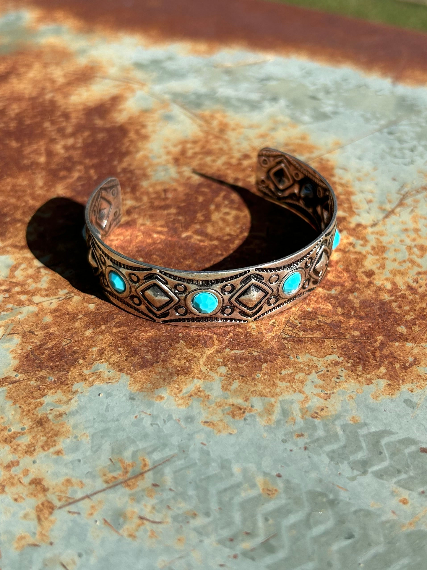 Aqua Aura Bracelet Cuff