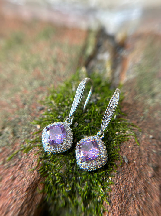 Amethyst Drop Earrings