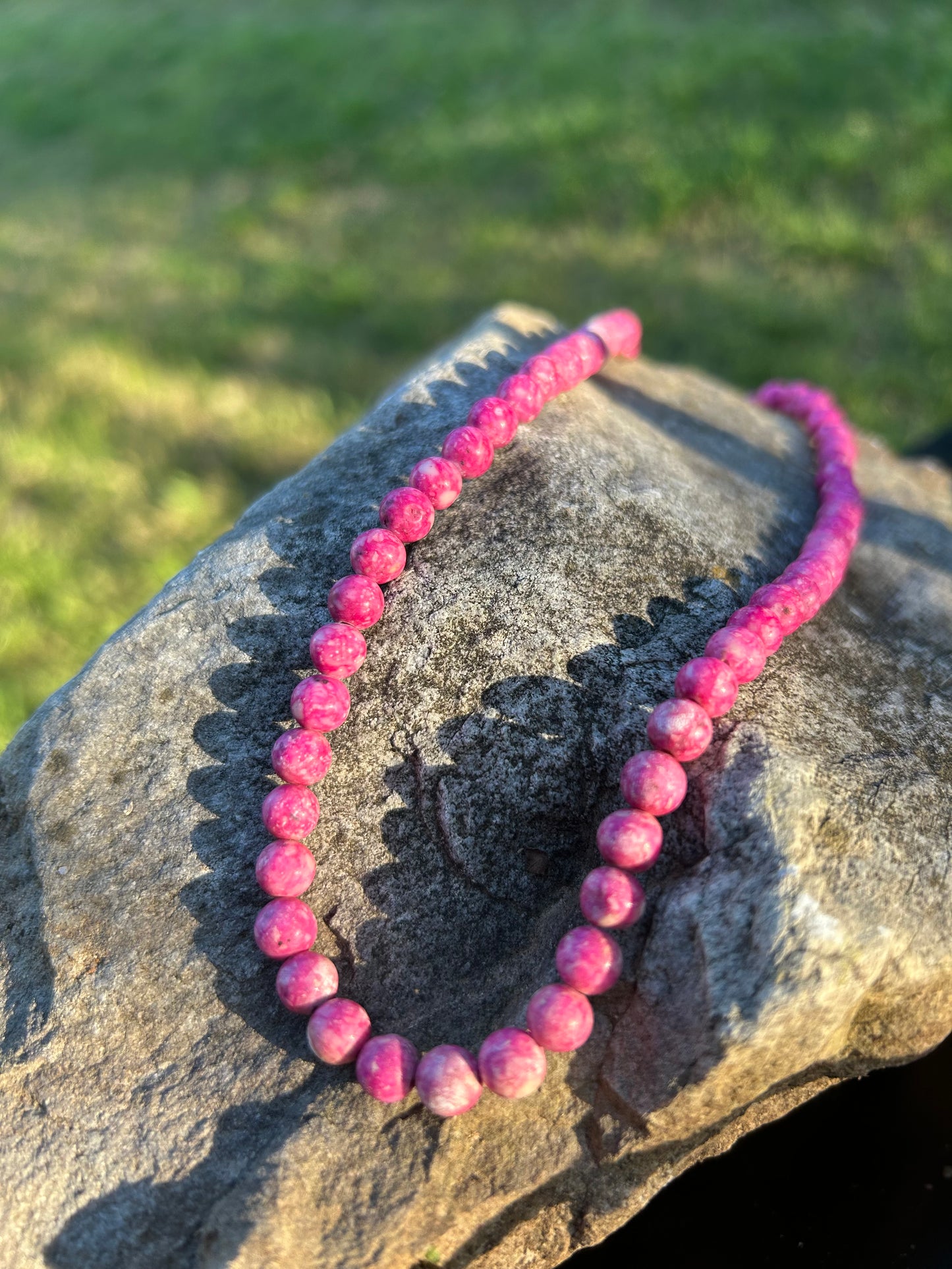 boho, boho jewelry, western apparel, western, statement jewelry, necklace, pink beaded necklace