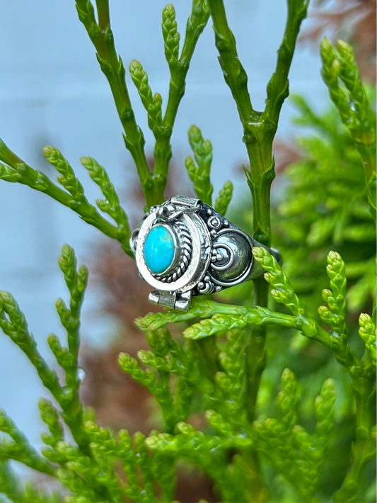 Turquoise Poison Ring