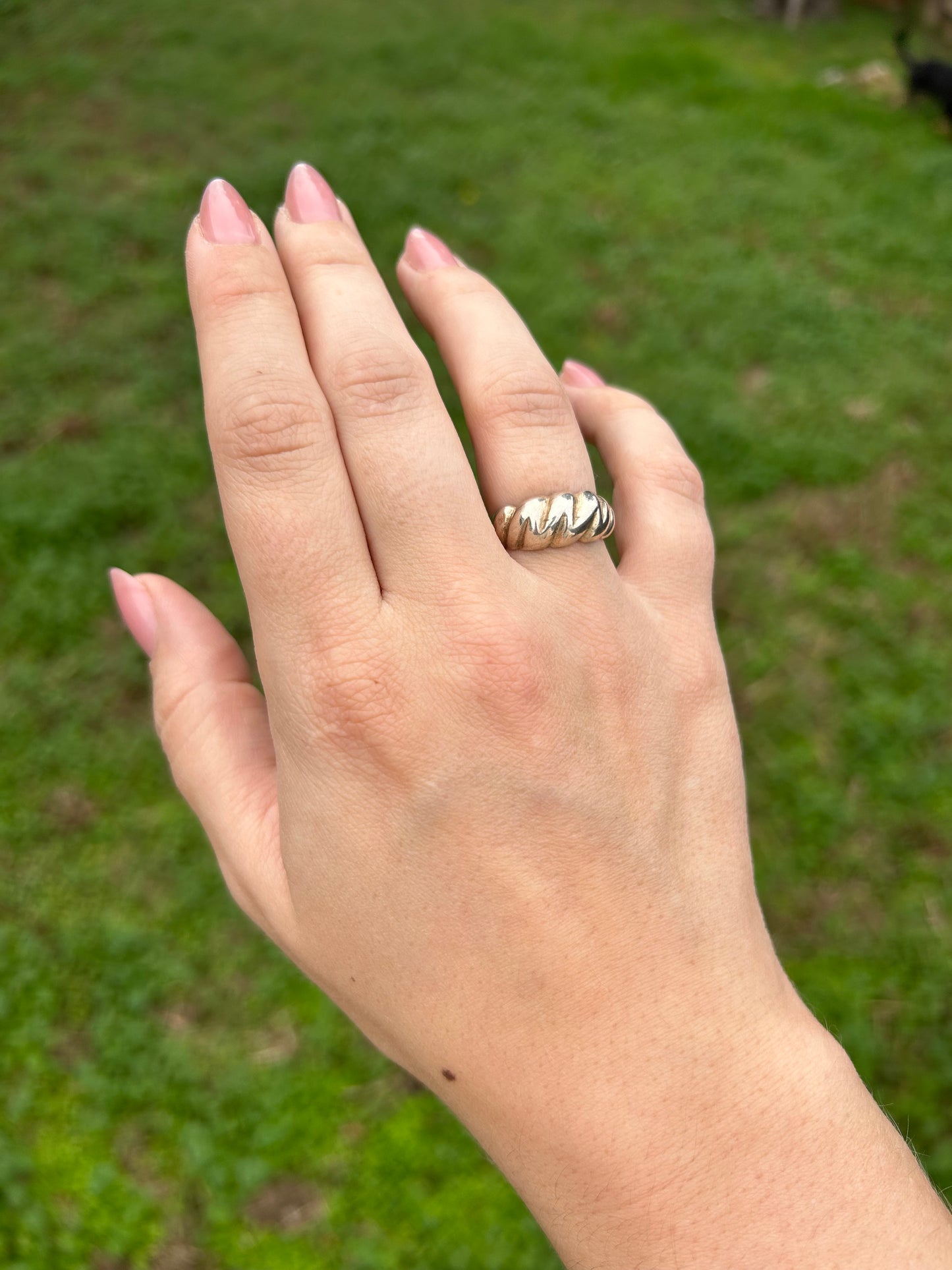 Large Croissant Ring