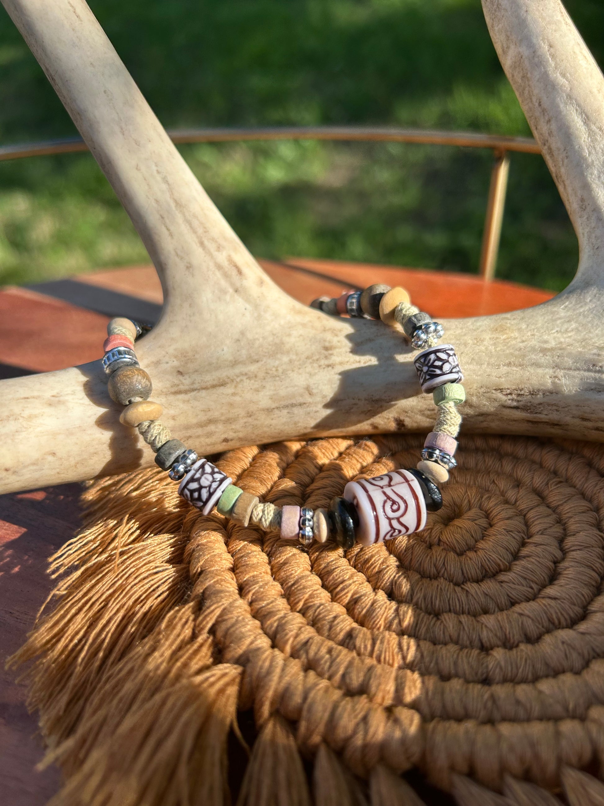 Turquoise Oasis Bracelet, box clasp, bracelet, turquoise, bronze colors, boho, jewelry, unique jewelry, rustic, Western Jewelry, bracelet