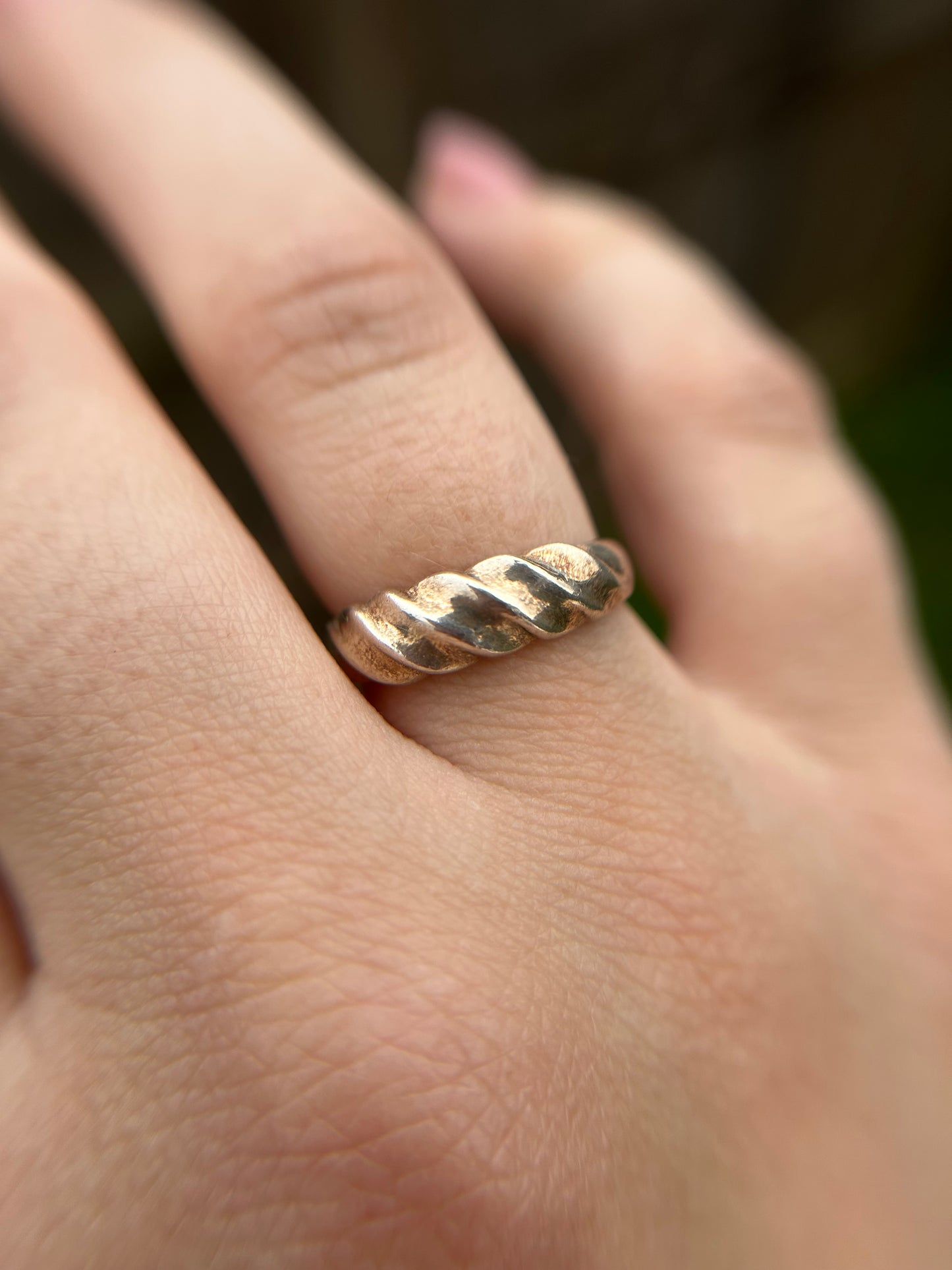 Small Croissant Ring