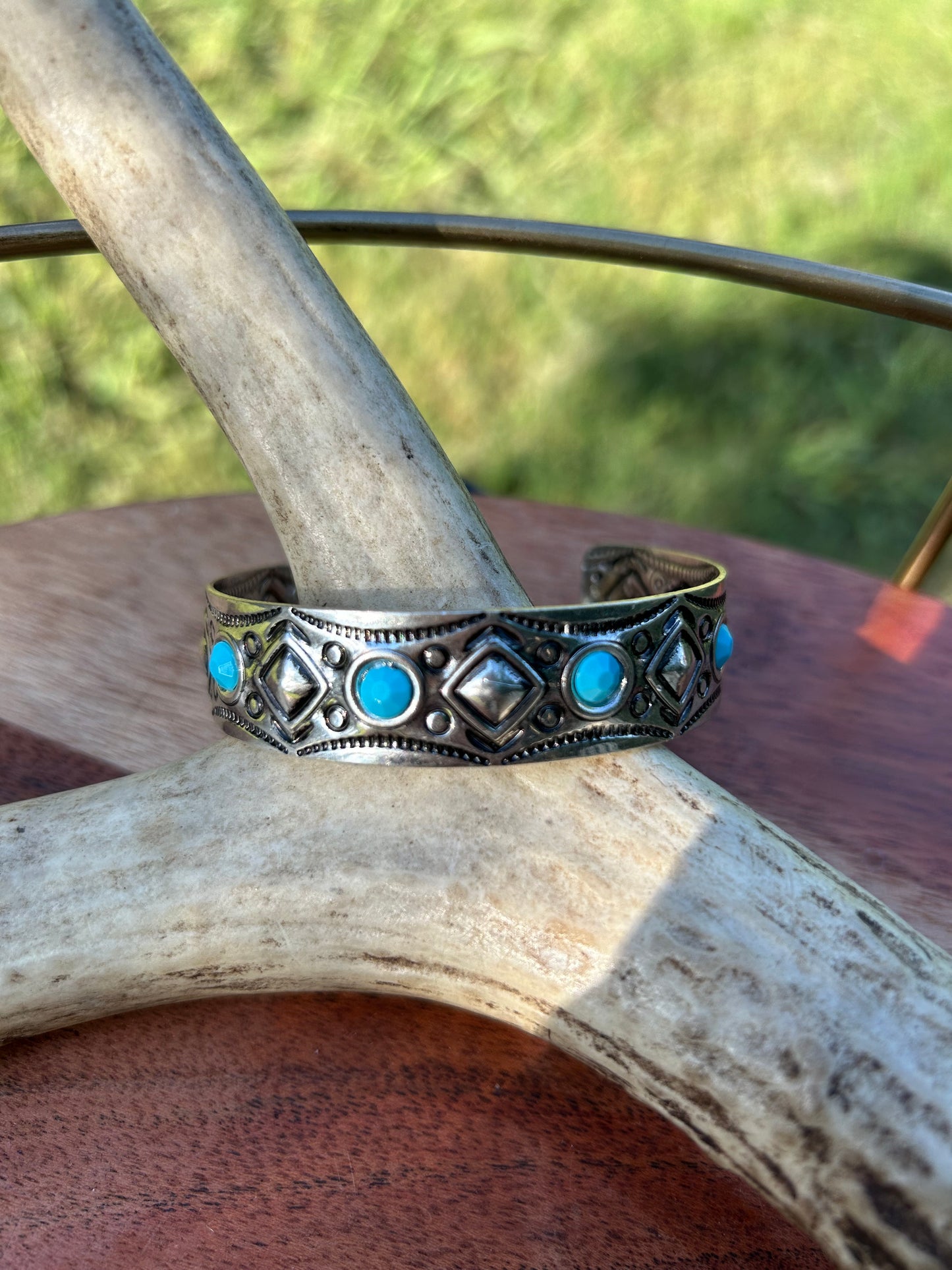 Aqua Aura Bracelet Cuff