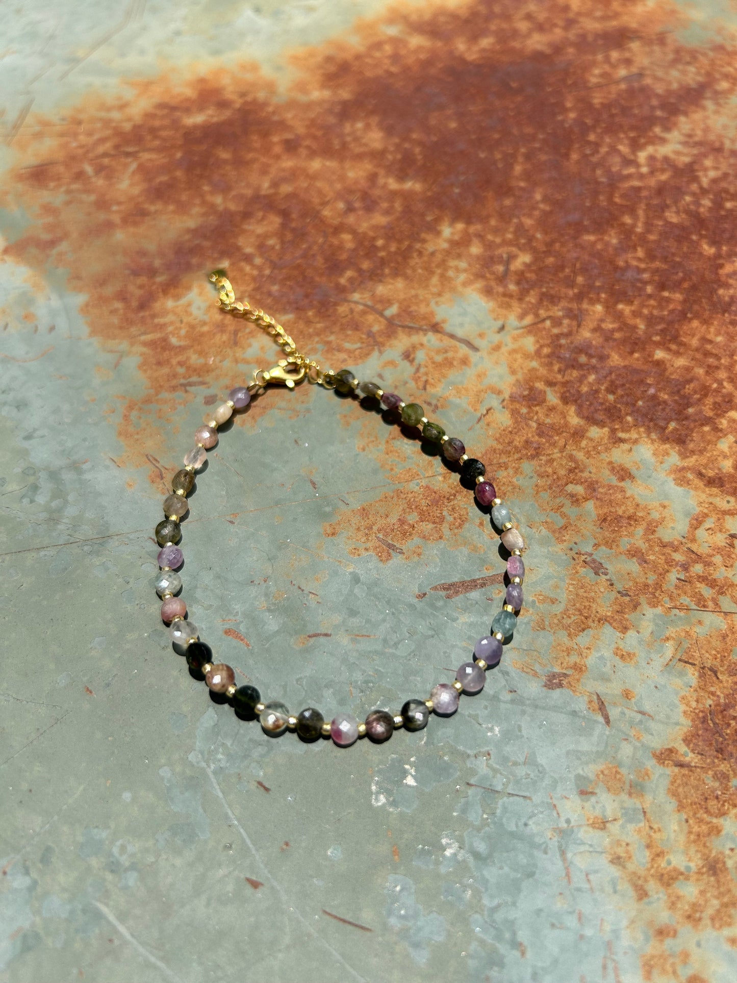 Tourmaline Beaded Bracelet