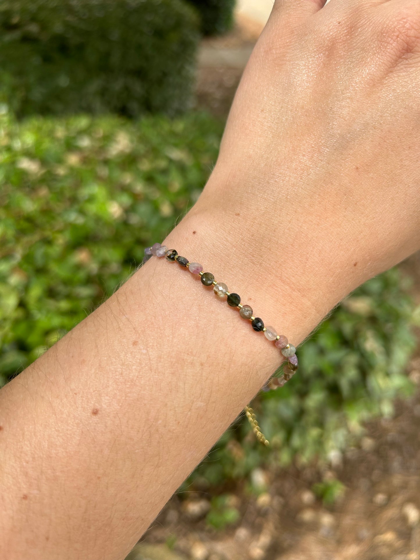 Tourmaline Beaded Bracelet