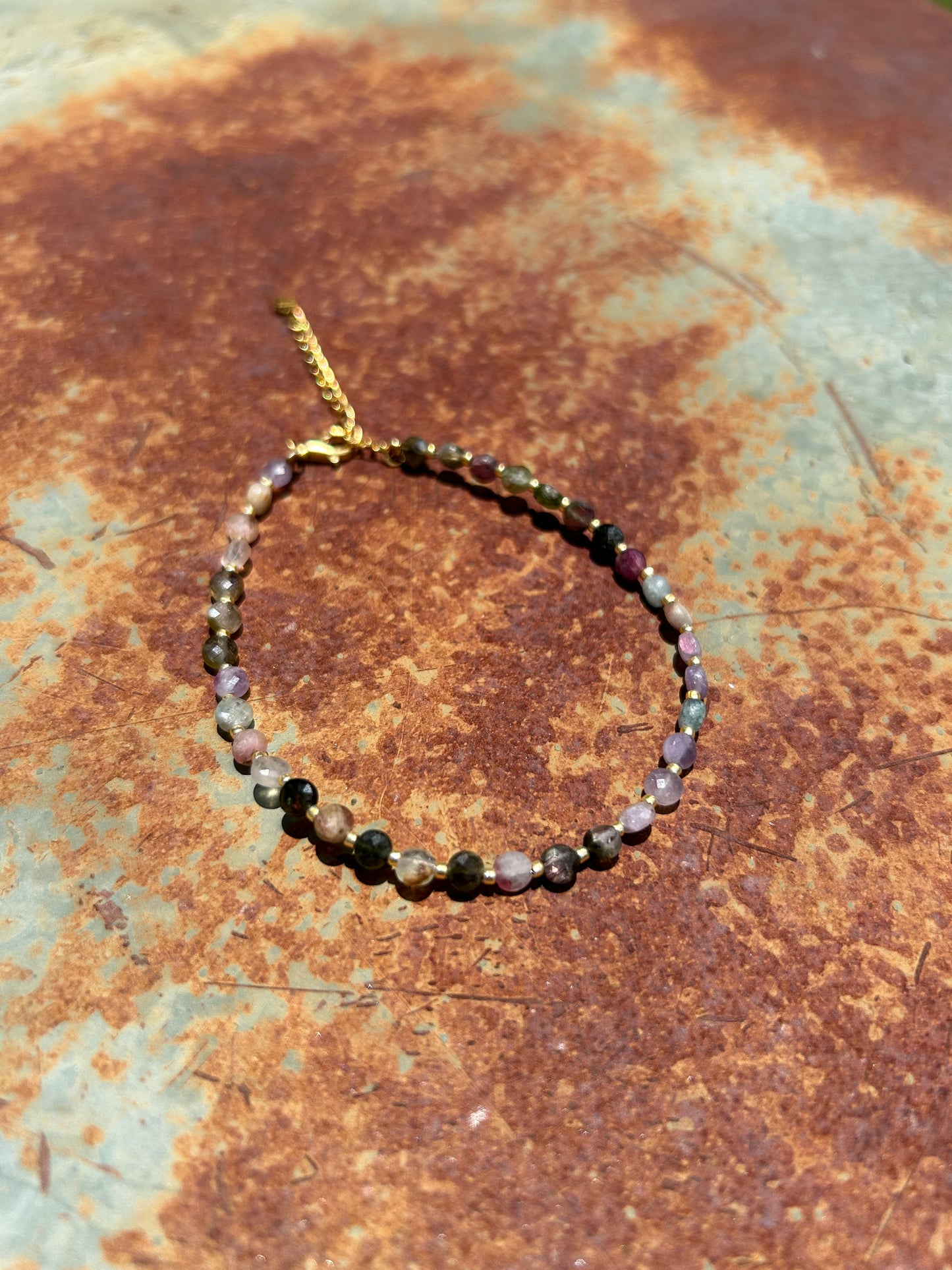 Tourmaline Beaded Bracelet