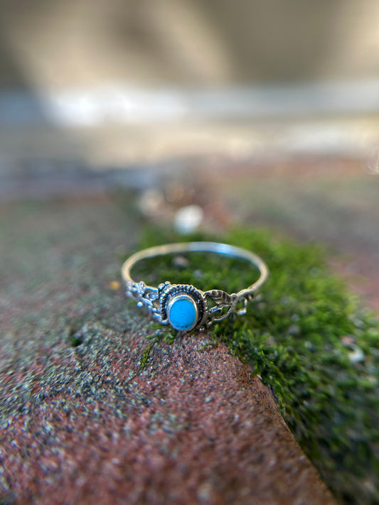 Turquoise Twilight Antique Ring