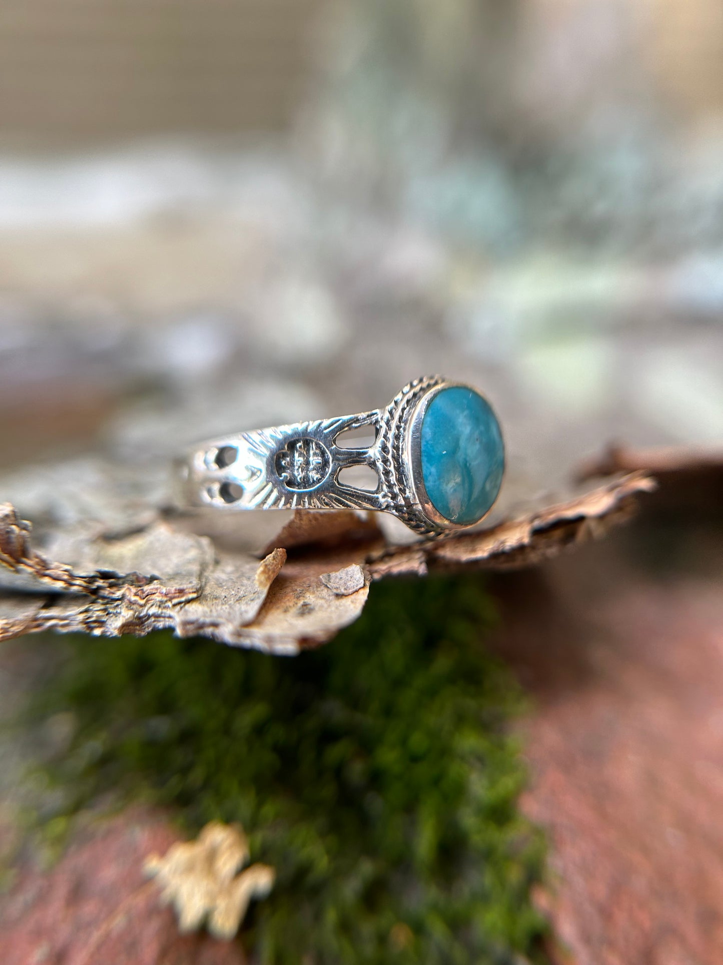 Azure Serenity Ring