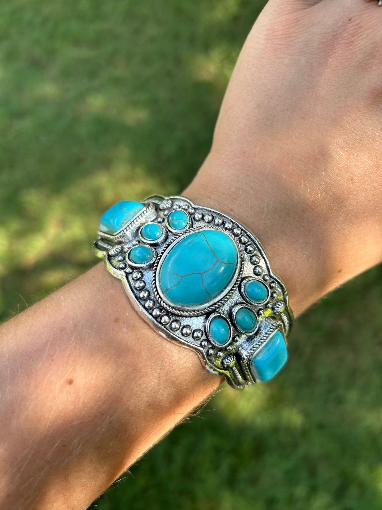 Coastal Charm Bracelet Cuff