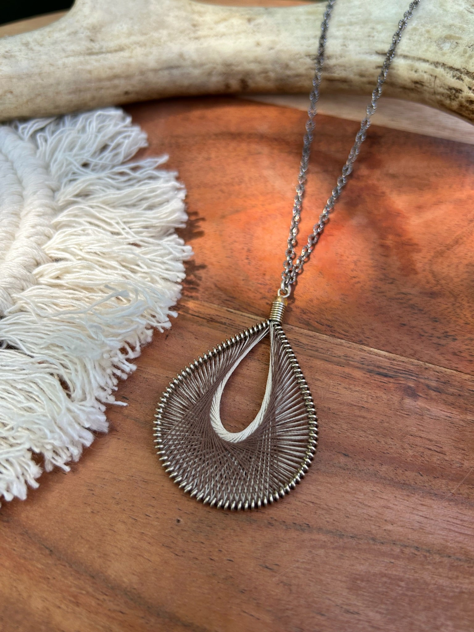 necklace, exquisite jewelry, estate jewelry, western apparel, boho, jewelry, jewelry aesthetic, modern necklace, dream catcher necklace