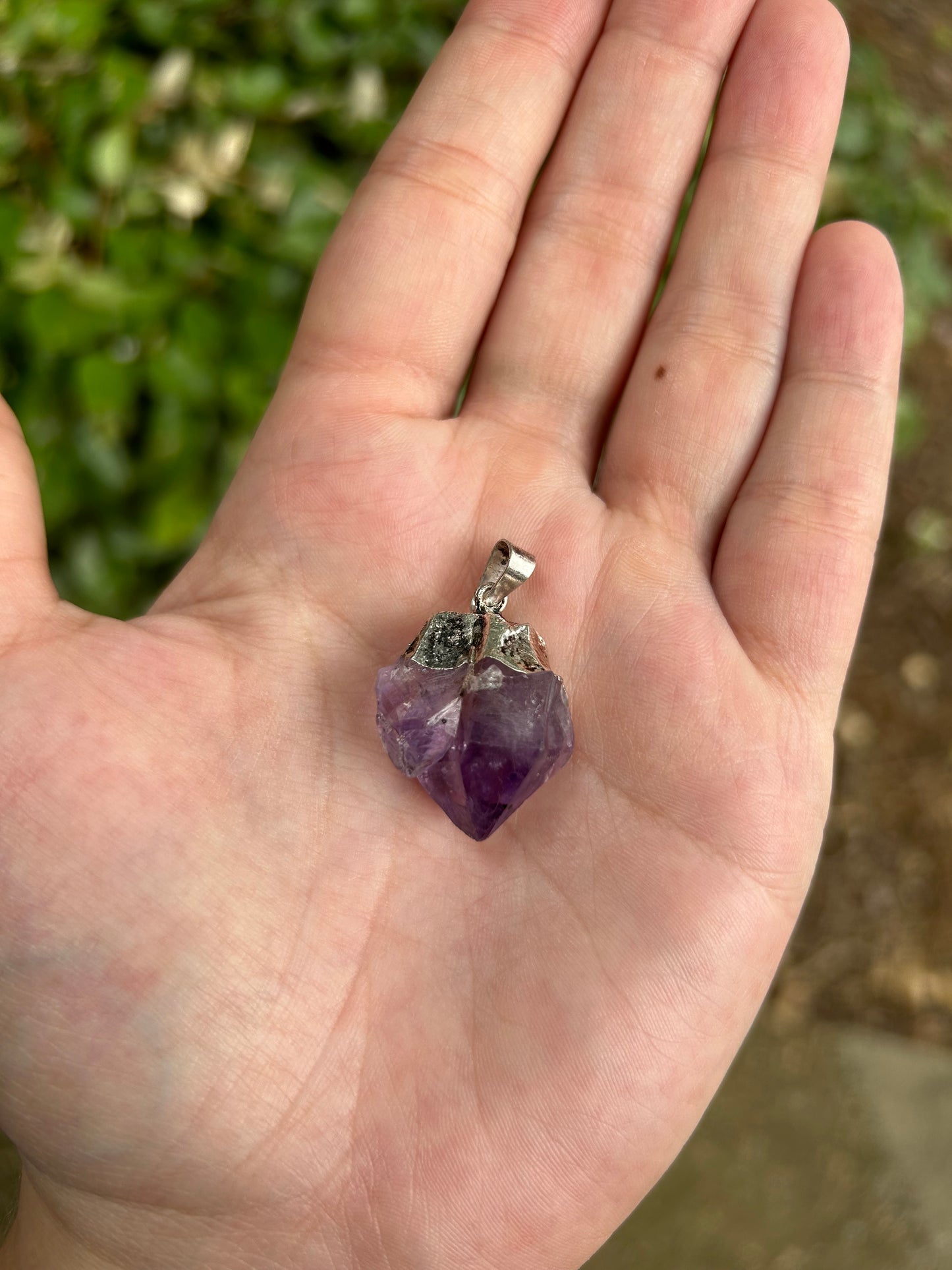 Amethyst Necklace Pendant