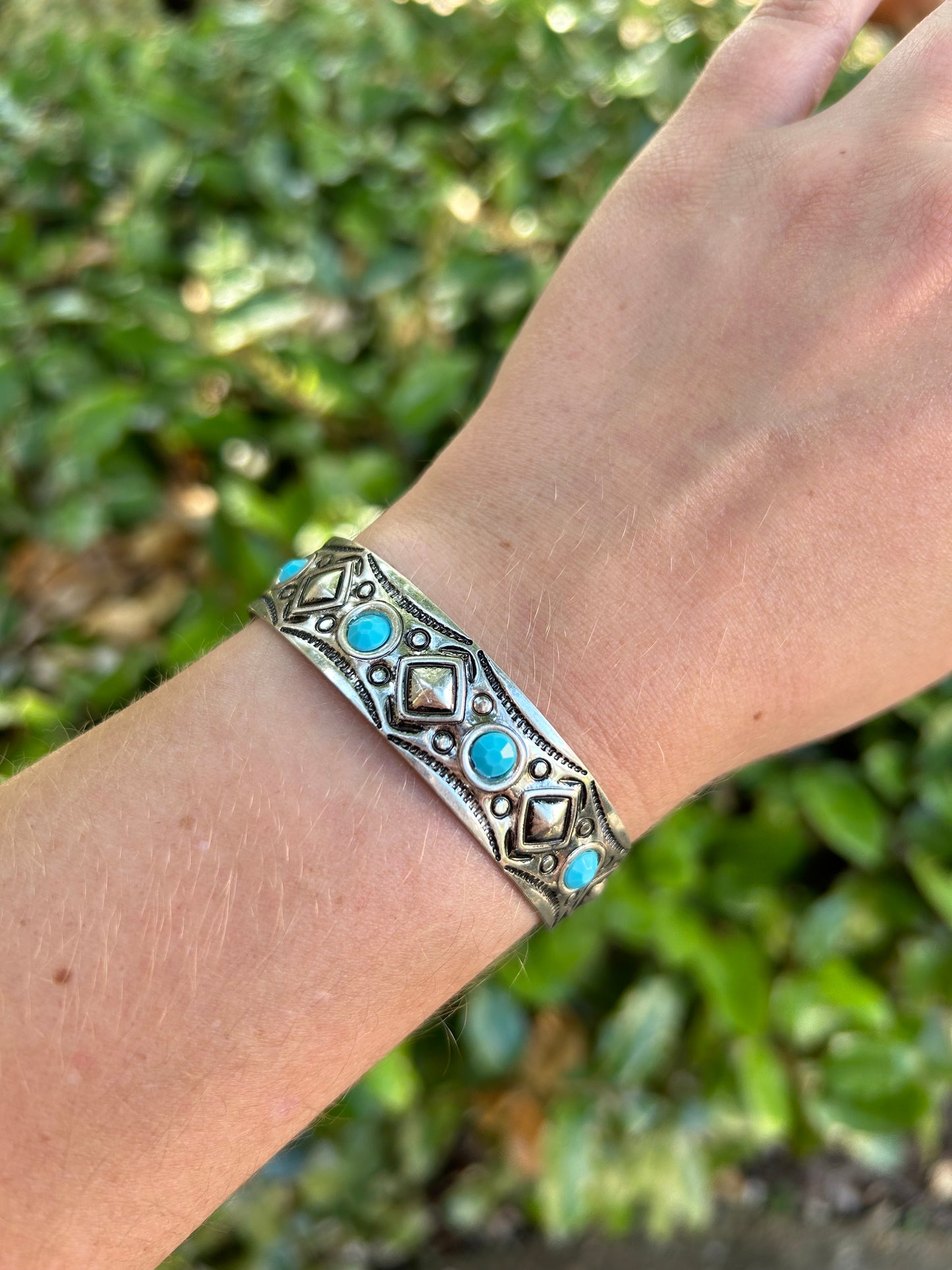 Aqua Aura Bracelet Cuff